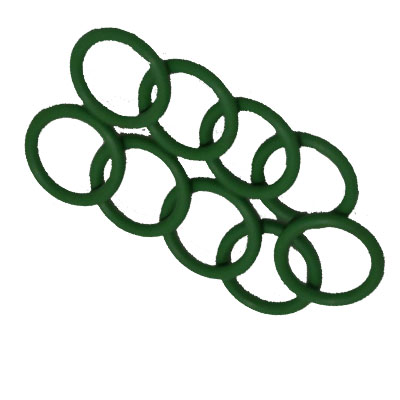 ANEL ORING 10.5X1.85MM HNBR VERDE R13 ANEIS O RING ARRUELAS DE